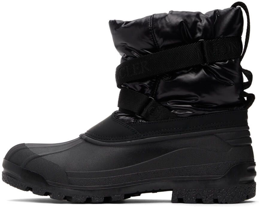 Moncler Black Summus Belt Chelsea Boots - Picture 2