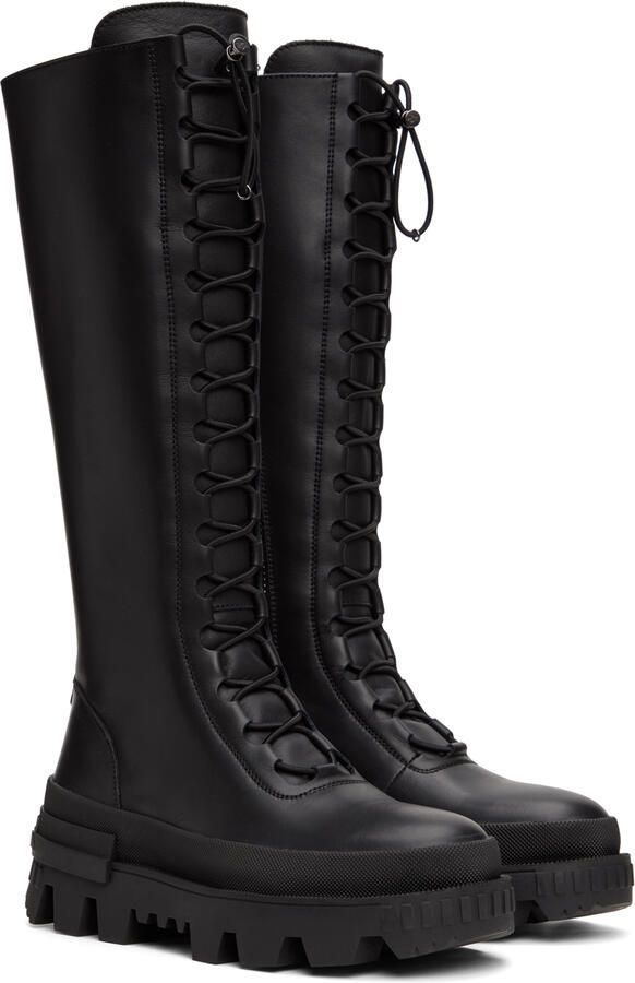 Moncler Black Vail Tall Boots
