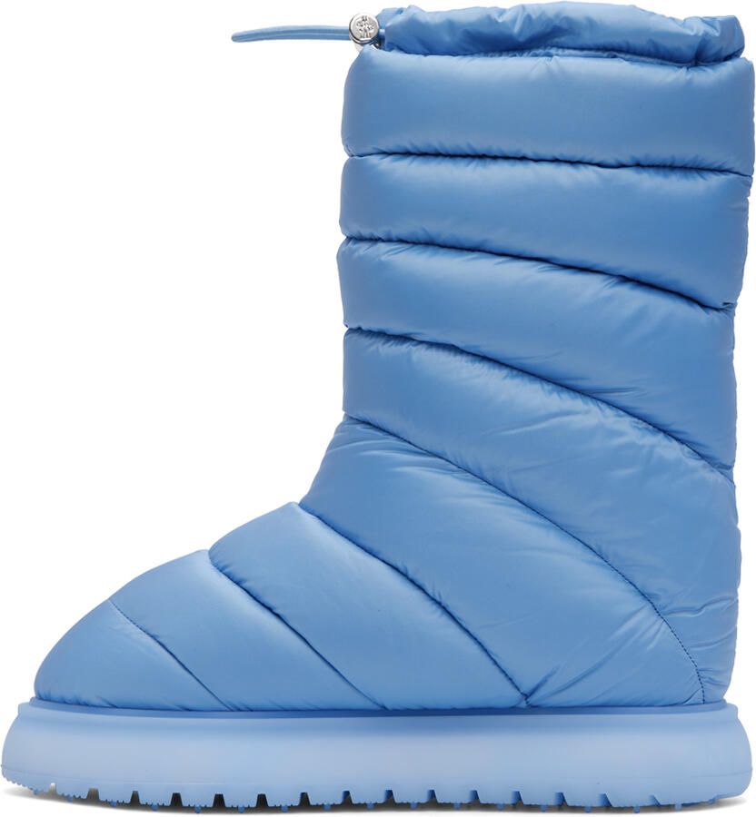 Moncler Blue Gaia Pocket Down Boots - Picture 2