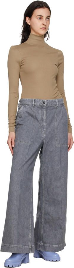 Moncler Blue Loftgrip Ankle Boots - Picture 4