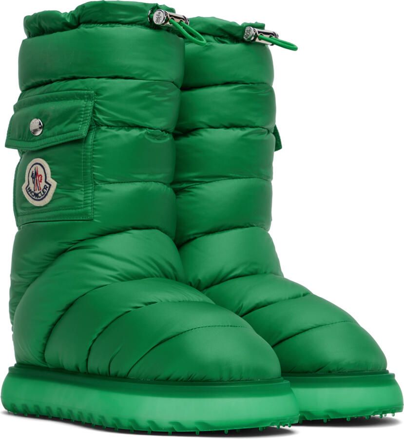 Moncler Yellow Gaia Pocket Down Boots - Picture 3