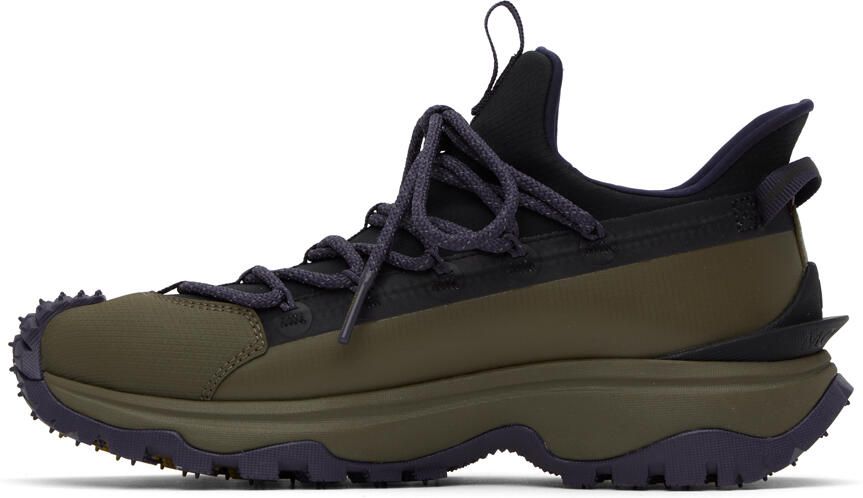 Moncler Green & Beige Trailgrip Lite 2 Sneakers - Picture 4