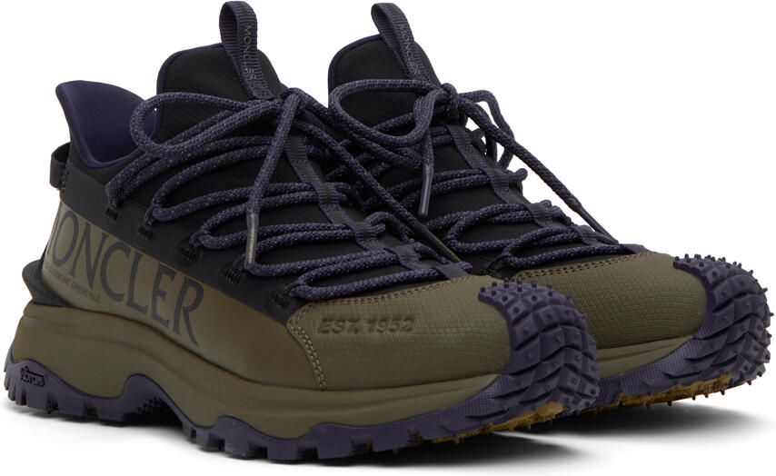 Moncler Green & Beige Trailgrip Lite 2 Sneakers - Picture 2