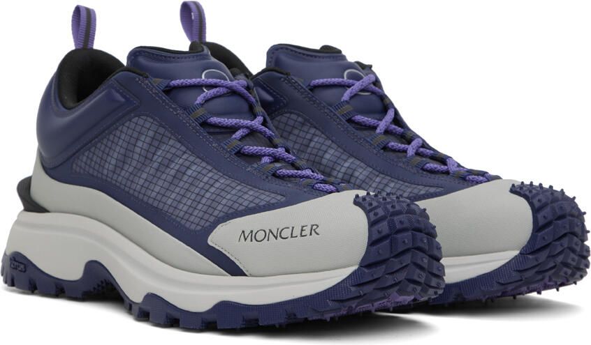 Moncler Navy & Gray Trailgrip Lite Sneakers - Picture 2