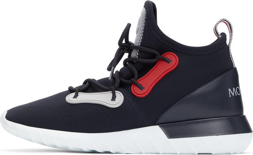 Moncler Navy Emilien Sneakers - Picture 2