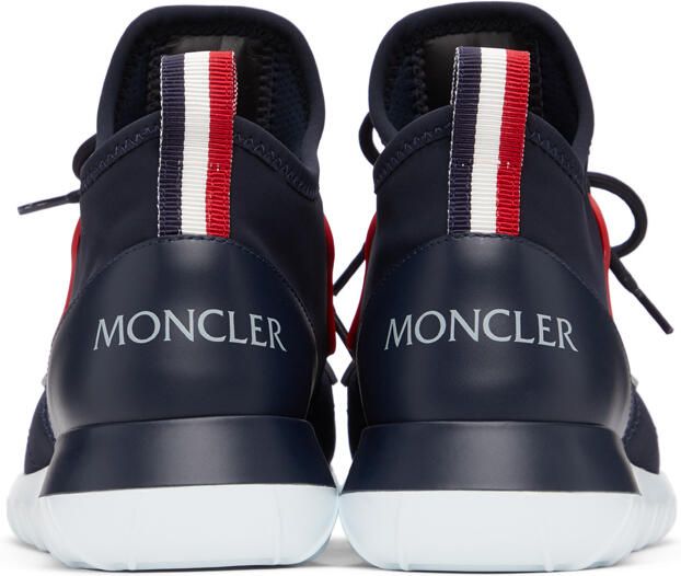 Moncler Navy Emilien Sneakers - Picture 4