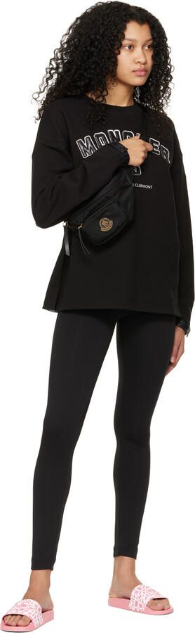 Moncler Pink Embossed Slides - Picture 3