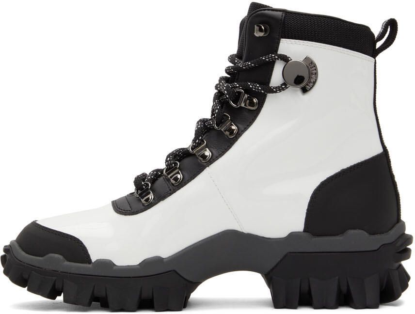 Moncler White & Black Helis Boots - Picture 3