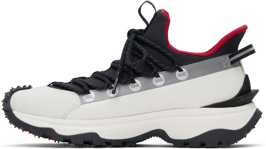 Moncler White & Navy Trailgrip Lite 2 Sneakers - Picture 2