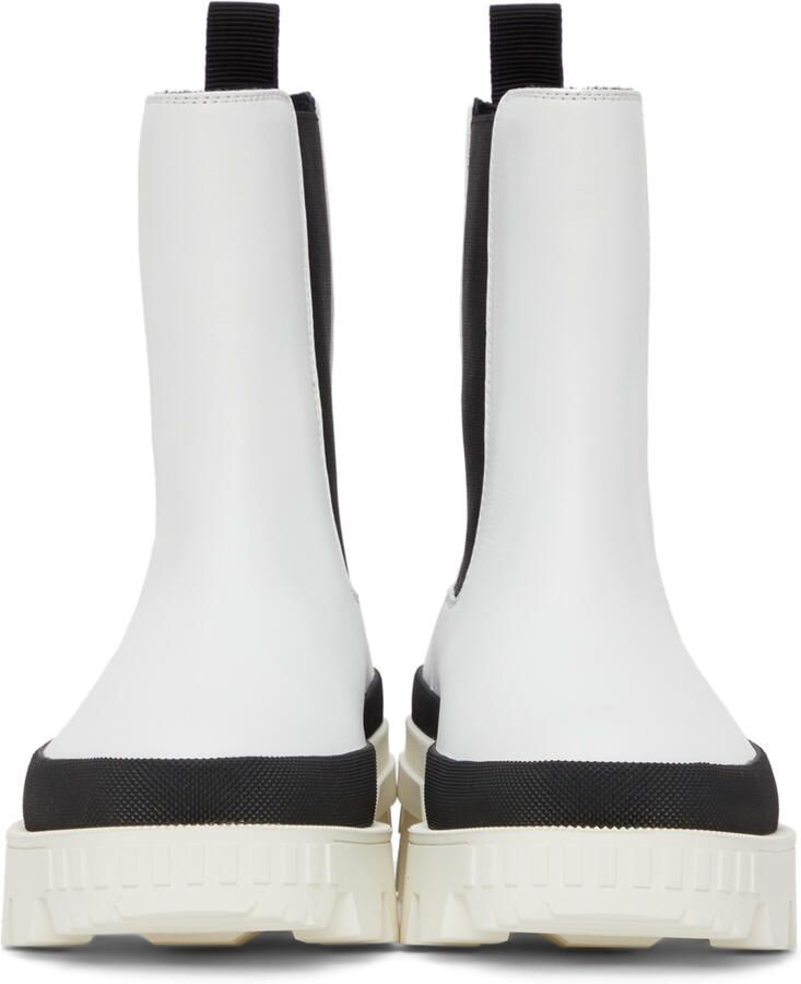 Moncler White Coralyne Boots - Picture 2