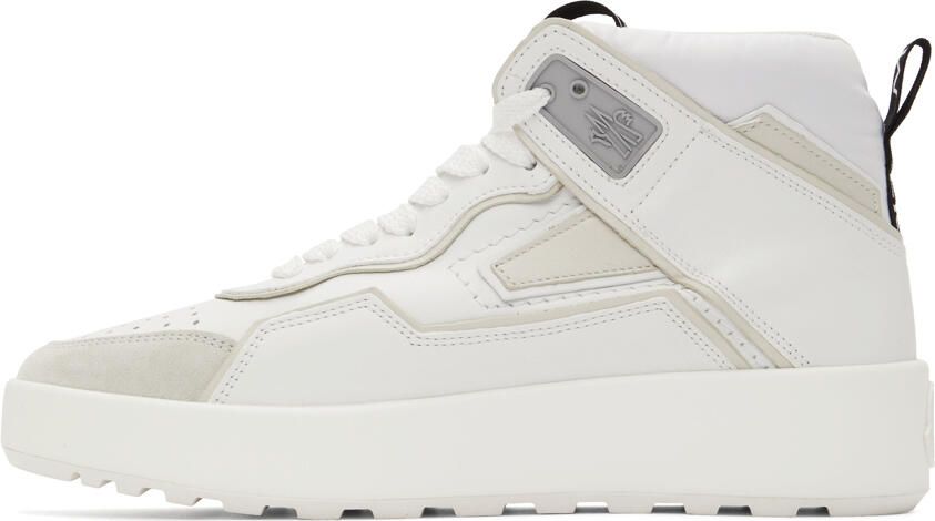Moncler White Promyx Space High Sneakers - Picture 3