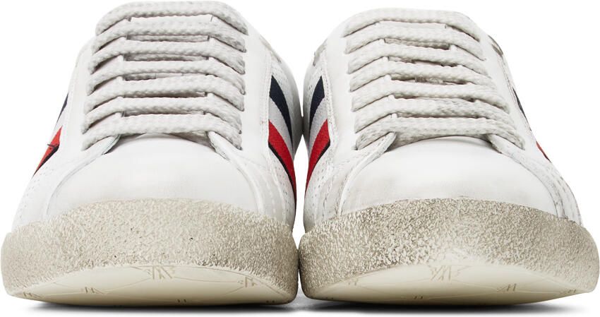 Moncler White Ryegrass Sneakers - Picture 3
