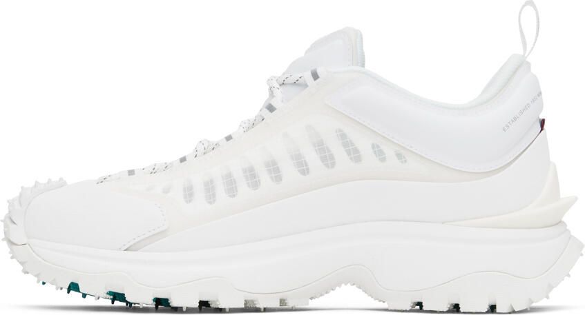 Moncler White Trailgrip Lite Sneakers - Picture 3