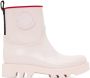 Moncler Pink Ginette Rain Boots - Thumbnail 1