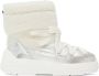 Moncler Silver & White Insolux M Ankle Boots - Thumbnail 1