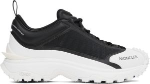 Moncler SSENSE Exclusive Black & White Trailgrip Lite Sneakers