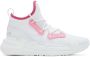 Moncler White & Pink Lunarove Sneakers - Thumbnail 1