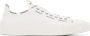Moncler White Canvas Glissiere Sneakers - Thumbnail 1