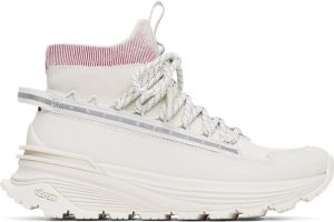 Moncler White Monte Runner Sneakers