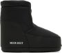 Moon Boot Black No Lace Ankle Boots - Thumbnail 1