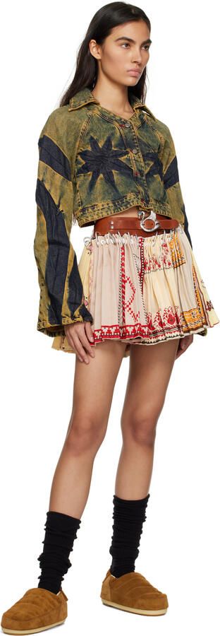 Moon Boot Tan Evolution Slippers - Picture 4