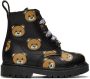 Moschino Baby Black Teddy Boots - Thumbnail 1