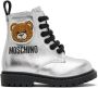 Moschino Baby Silver Teddy Boots - Thumbnail 1