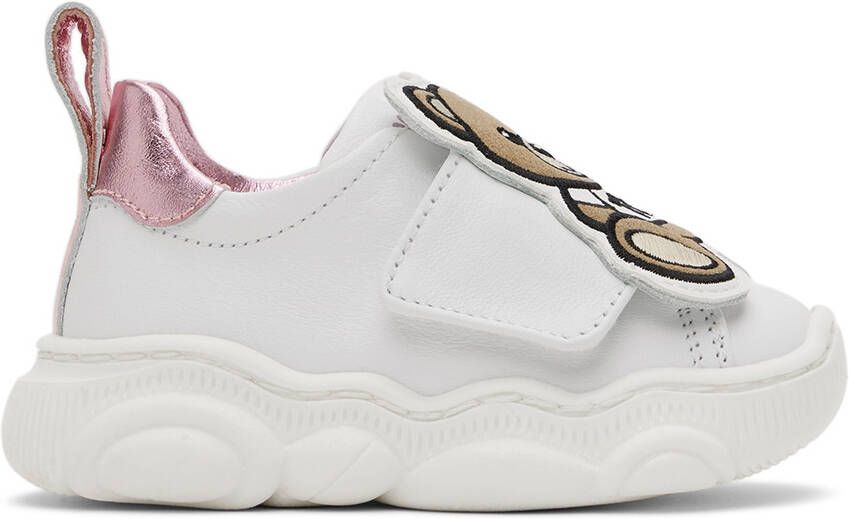 Moschino Baby White Bubble Sole Sneakers