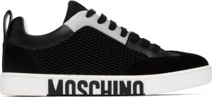 Moschino Black & Gray Side Logo Sneakers