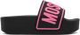 Moschino Black & Pink Platform Pool Slides - Thumbnail 1