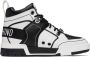 Moschino Black & White Streetball Asymmetrical Sneakers - Thumbnail 1