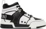 Moschino Black & White Streetball Sneakers - Thumbnail 1