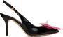 Moschino Black Inflatable Bow Pumps - Thumbnail 1