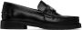 Moschino Black Logo Hardware Loafers - Thumbnail 1