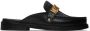 Moschino Black Logo Lettering Loafers - Thumbnail 1