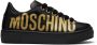 Moschino Kids Black Leather Sneakers - Thumbnail 1