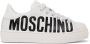 Moschino Kids White Leather Sneakers - Thumbnail 1