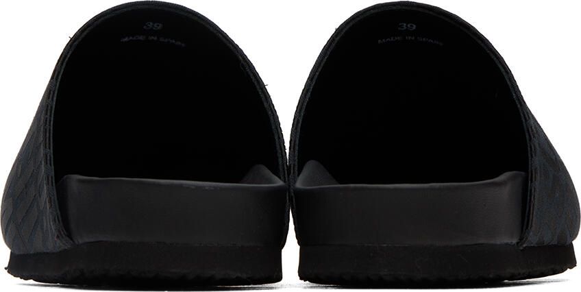 Moschino Black All-Over Logo Loafers
