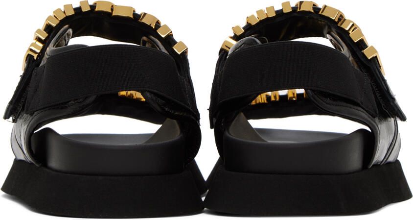 Moschino Black 'Couture' Sandals