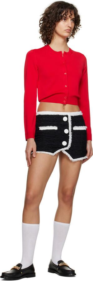 Moschino Black Jewel Logo Loafers - Picture 3