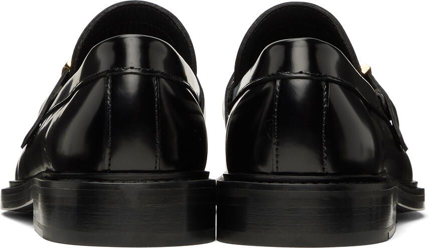 Moschino Black Logo Loafers