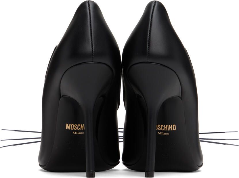 Moschino Black Lunar New Year Court Heels - Picture 2