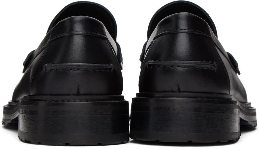 Moschino Black Varsity Loafers