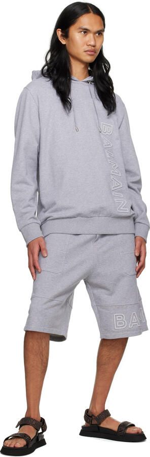 Moschino Brown Jacquard Logo Sandals - Picture 4