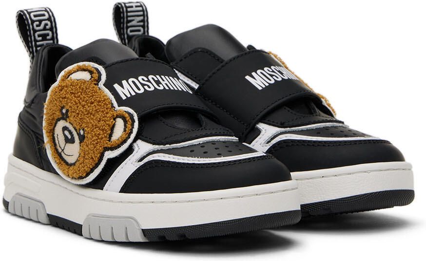 Moschino Kids Black Teddy Sneakers - Picture 2