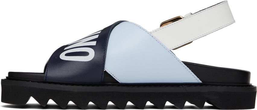 Moschino Multicolor Criss-Cross Sandals - Picture 3