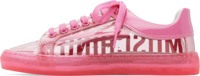 Moschino Transparent Logo Sneakers - Picture 3