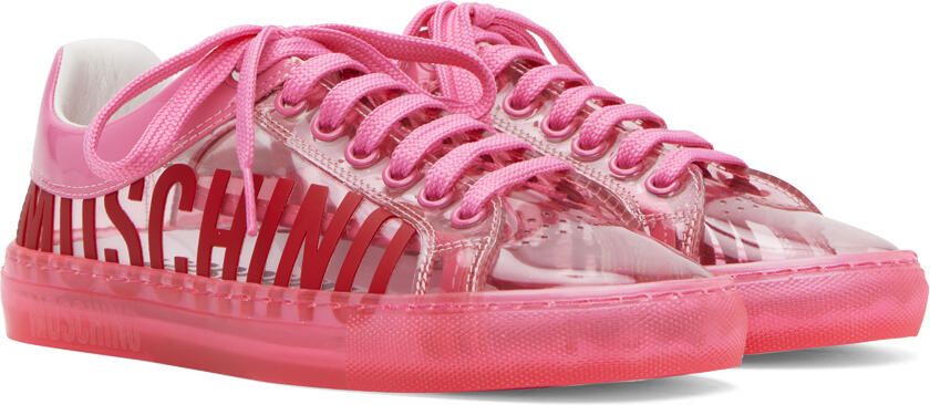 Moschino Transparent Logo Sneakers - Picture 2