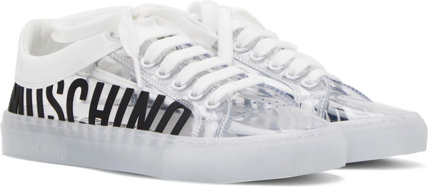 Moschino Transparent Logo Sneakers - Picture 2