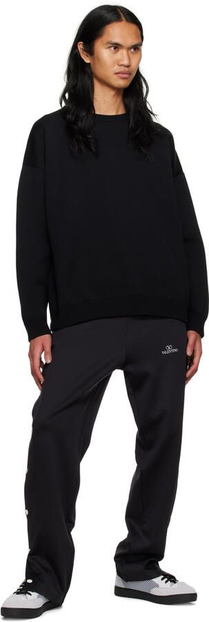 Moschino White & Black Side Logo Sneakers - Picture 4